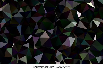 Dark Silver, Gray vector abstract mosaic background. A completely new color illustration in a vague style. A completely new design for your business.