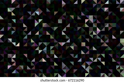 Dark Silver, Gray vector abstract mosaic background. Creative geometric illustration in Origami style with gradient. The polygonal design can be used for your web site.