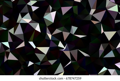 Dark Silver, Gray vector abstract polygonal background. A sample with polygonal shapes. A new texture for your design.