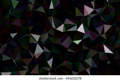 Dark Silver, Gray vector abstract mosaic background. Brand-new colored illustration in blurry style with gradient. A completely new design for your business.