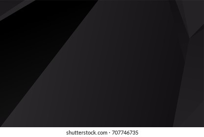 Dark Silver, Gray vector abstract polygonal template. A completely new color illustration in a vague style. The completely new template can be used for your brand book.