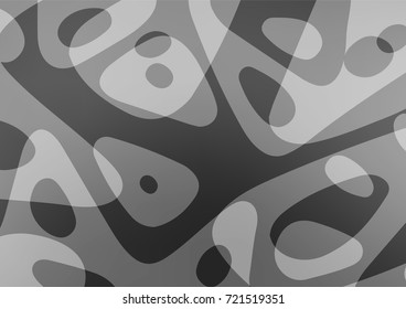 Dark Silver, Gray vector abstract doodle texture. Brand-new colored illustration in blurry style with doodles. A completely new template for your business design.