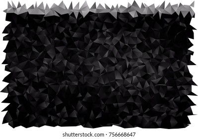 Dark Silver, Gray vector abstract mosaic pattern. An elegant bright illustration with gradient. A completely new design for your business.