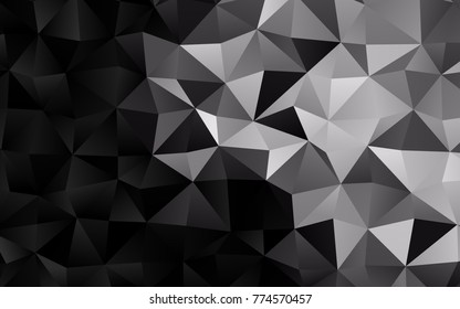 Vector Black Polygon 3d Abstract Polygonal Stock Vector (Royalty Free ...