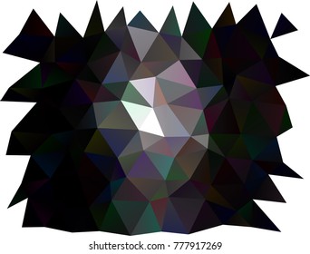 Dark Silver, Gray vector abstract polygonal pattern. Geometric illustration in Origami style with gradient.  The polygonal design can be used for your web site.