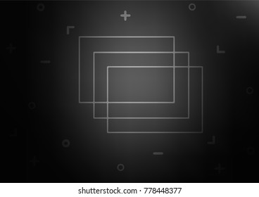 Dark Silver, Gray vector abstract doodle pattern. Modern geometrical abstract illustration with doodles. Hand painted design for web, wrapping, wallpaper.