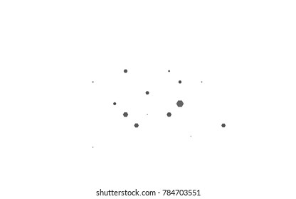 Dark Silver, Gray vector abstract textured polygonal background. Brand-new blurry hexagonal design. Pattern can be used for background.