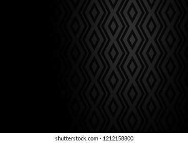 Dark Silver, Gray vector backdrop with lines, cubes. Glitter abstract illustration with colorful lines, rhombuses. Pattern for websites, landing pages.