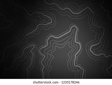 Dark Silver, Gray vector backdrop with bent lines. Geometric illustration in marble style with gradient.  The best blurred design for your business.