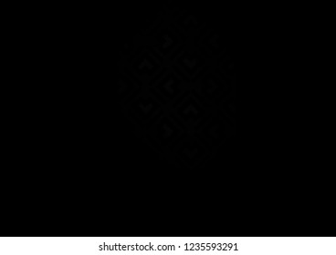 Dark Silver, Gray vector backdrop with long lines. Lines on blurred abstract background with gradient. Pattern for websites, landing pages.