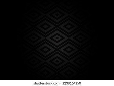 Dark Silver, Gray vector backdrop with lines, cubes. Colorful decorative design in simple style with lines, rhombuses. Pattern for ads, posters, banners.