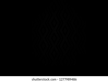 Dark Silver, Gray vector backdrop with lines, cubes. Glitter abstract illustration with colorful lines, rhombuses. Backdrop for TV commercials.