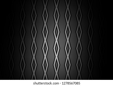 Dark Silver, Gray vector backdrop with lines, cubes. Modern geometric abstract illustration with lines, squares. Smart design for your business advert.