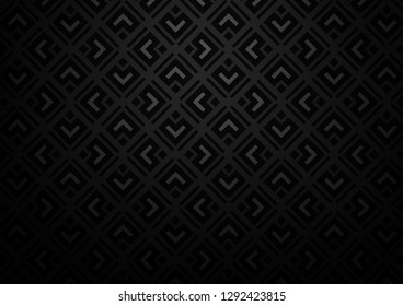 Dark Silver, Gray vector backdrop with lines, cubes. Shining colorful illustration with lines, rectangles. Pattern for business booklets, leaflets.