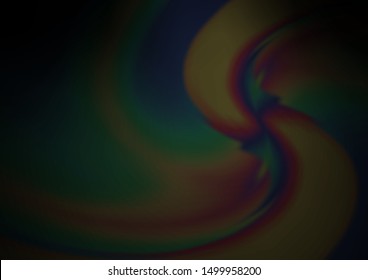 Dark Silver, Gray vector backdrop with bent lines. Geometric illustration in marble style with gradient.  Marble design for your web site.