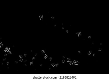 Dark silver, gray vector backdrop with long lines. Lines on blurred abstract background with gradient. Pattern for ads, posters, banners.