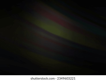 Dark Silver, Gray vector backdrop with long lines. Glitter abstract illustration with colored sticks. Best design for your ad, poster, banner.