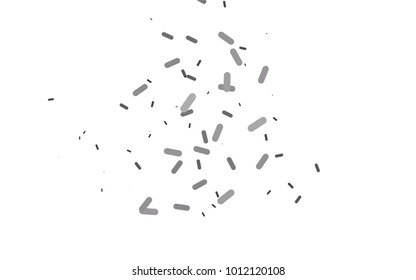 Dark Silver, Gray vector background with straight lines. Decorative shining illustration with lines on abstract template. Smart design for your business advert.
