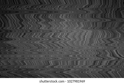 Dark Silver, Gray vector background with bent ribbons. Modern gradient abstract illustration with bandy lines. A new texture for your  ad, booklets, leaflets.
