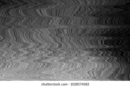 Dark Silver, Gray vector background with bent ribbons. Glitter abstract illustration with wry lines. A completely new template for your business design.