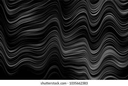Dark Silver, Gray vector background with lava shapes. Creative illustration in halftone marble style with gradient. A completely new marble design for your business.