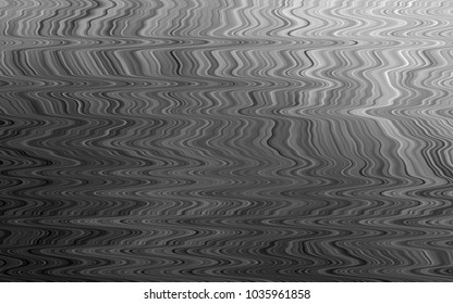 Dark Silver, Gray vector background with curved circles. A vague circumflex abstract illustration with gradient. New composition for your brand book.