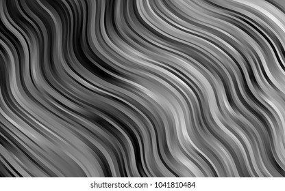 Dark Silver, Gray vector background with bubble shapes. Colorful illustration in abstract marble style with gradient. A completely new marble design for your business.