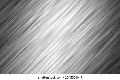 Dark Silver, Gray vector background with curved circles. A sample with blurred bubble shapes. The elegant pattern for brand book.