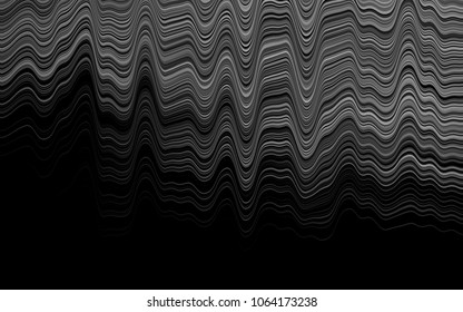 Dark Silver, Gray vector background with lamp shapes. A completely new color illustration in marble style. Marble style for your business design.