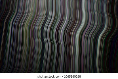 Dark Silver, Gray vector background with lava shapes. Colorful illustration in abstract marble style with gradient. A completely new template for your business design.