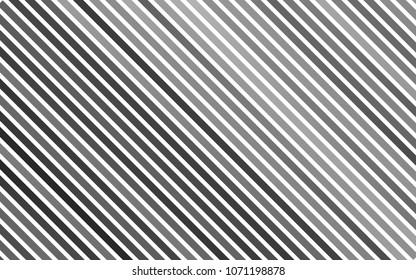 Dark Silver, Gray vector background with straight lines. Lines on blurred abstract background with gradient. The pattern can be used as ads, poster, banner for commercial.