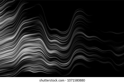 Dark Silver, Gray vector background with bubble shapes. Colorful illustration in abstract marble style with gradient. The elegant pattern for brand book.
