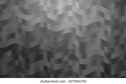 Dark Silver, Gray vector background with lamp shapes. Shining crooked illustration in marble style. A completely new marble design for your business.