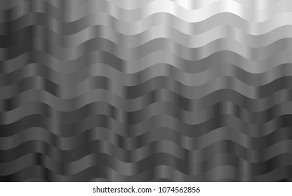 Dark Silver, Gray vector background with liquid shapes. A sample with blurred bubble shapes. Pattern for your business design.