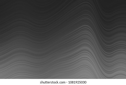 Dark Silver, Gray vector background with bubble shapes. Creative illustration in halftone marble style with gradient. Pattern for your business design.