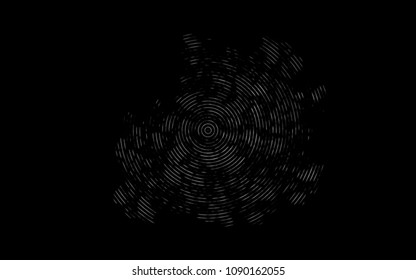 Dark Silver, Gray vector background with bubble shapes. Colorful illustration in abstract marble style with gradient. The best blurred design for your business.