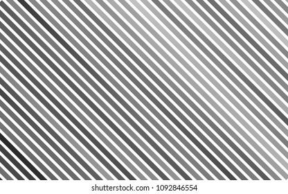 Dark Silver, Gray vector background with straight lines. Decorative shining illustration with lines on abstract template. Smart design for your business advert.