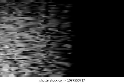 Dark Silver, Gray vector background with straight lines. Lines on blurred abstract background with gradient. Smart design for your business advert.