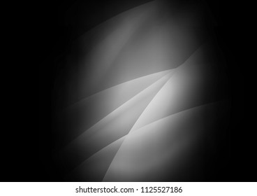 Dark Silver, Gray vector background with straight lines. Lines on blurred abstract background with gradient. The pattern can be used for websites.