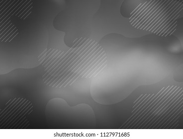 Dark Silver, Gray vector background with straight lines. Modern geometrical abstract illustration with staves. The pattern can be used for websites.