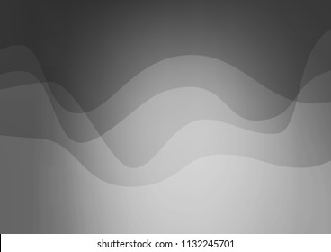 Dark Silver, Gray vector background with lamp shapes. Creative geometric illustration in marble style with gradient. A completely new marble design for your business.