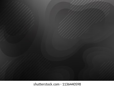 Dark Silver, Gray vector background with straight lines. Blurred decorative design in simple style with lines. The pattern can be used for busines ad, booklets, leaflets