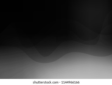 Dark Silver, Gray vector background with bubble shapes. Blurred geometric sample with gradient bubbles.  A completely new marble design for your business.