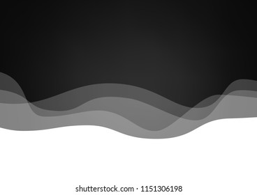 Dark Silver, Gray vector background with liquid shapes. Geometric illustration in marble style with gradient.  The elegant pattern for brand book.