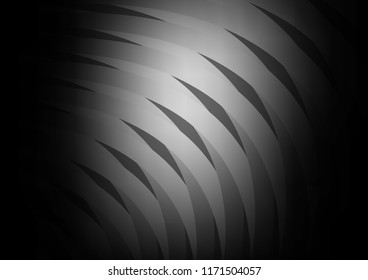 Dark Silver, Gray vector background with straight lines. Glitter abstract illustration with colored sticks. Best design for your ad, poster, banner.