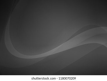 Dark Silver, Gray vector background with bubble shapes. Creative geometric illustration in marble style with gradient. A completely new template for your business design.