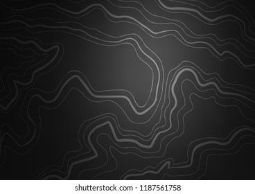 Dark Silver, Gray vector background with straight lines. Blurred decorative design in simple style with lines. The pattern can be used for websites.