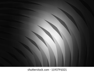 Dark Silver, Gray vector background with straight lines. Lines on blurred abstract background with gradient. The template can be used as a background.