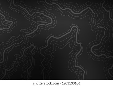 Dark Silver, Gray vector background with lamp shapes. Modern gradient abstract illustration with bandy lines. Brand new design for your ads, poster, banner.