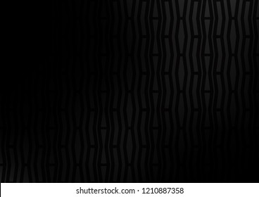 Dark Silver, Gray vector background with straight lines. Blurred decorative design in simple style with lines. The pattern can be used as ads, poster, banner for commercial.